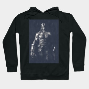 Hellboy Black and White Hoodie